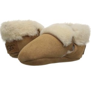 UGG Chestnut Suede Solvi Pre-walkers